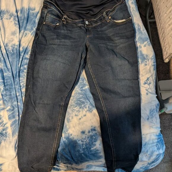 Plus size maternity jeans - 2 pairs - Picture 1 of 3